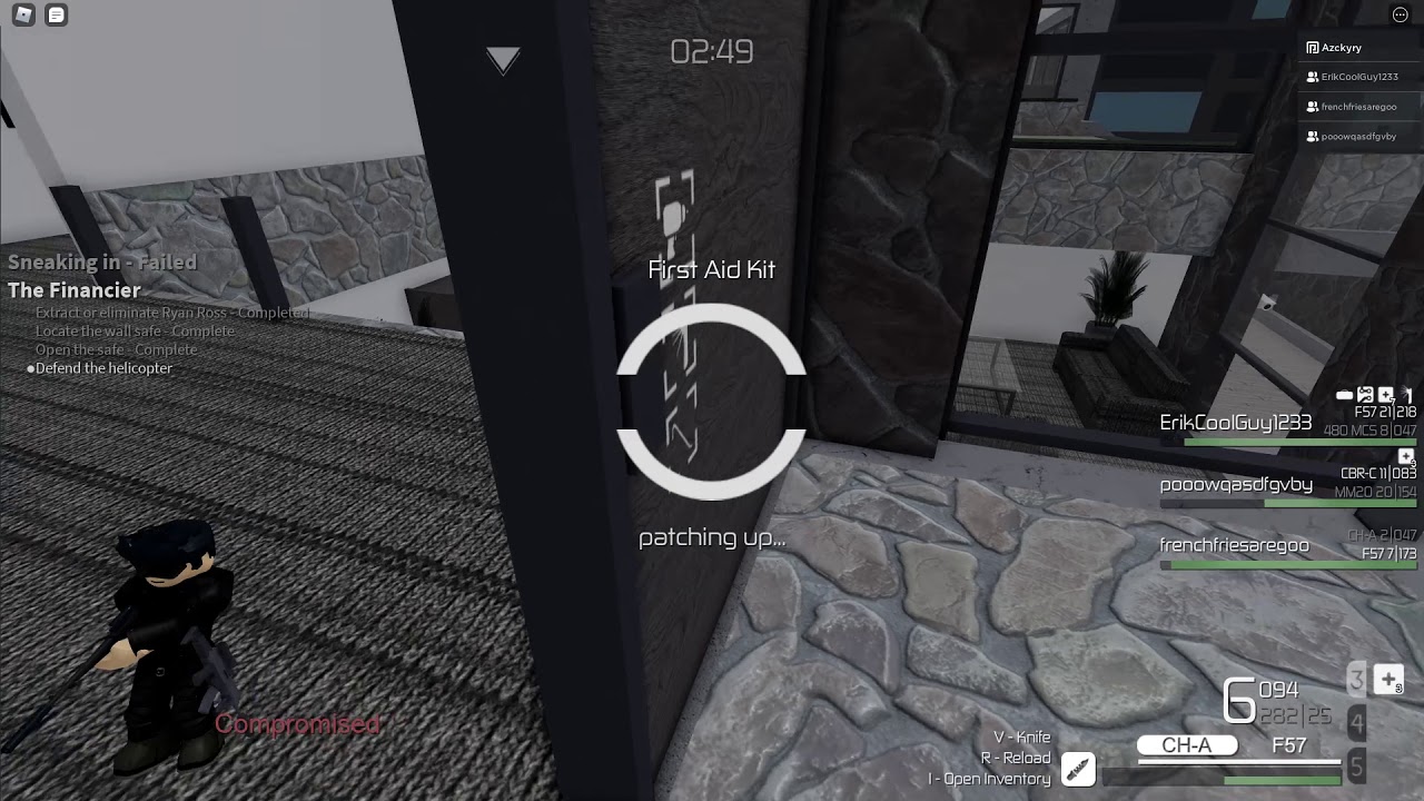 Financier No Armor Operative - Roblox Entry Point
