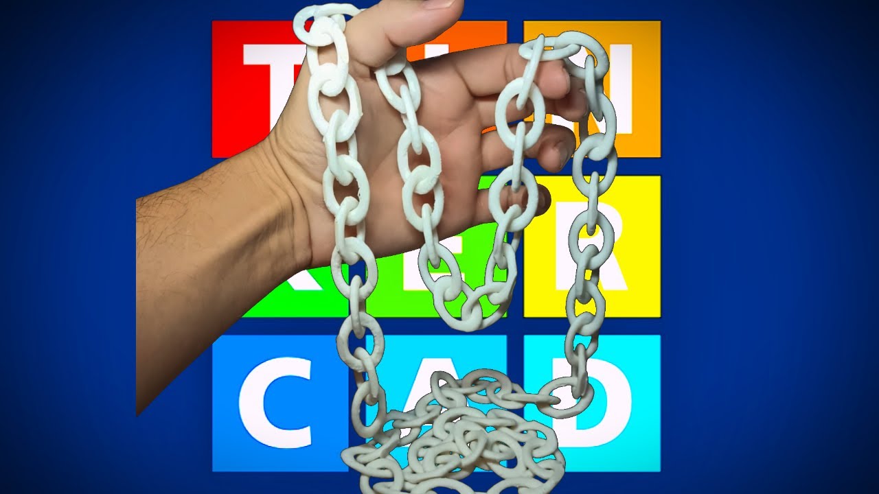 Учебное пособие по дизайну и печати в Tinkercad! Цепь! Модели для 3D-печати!