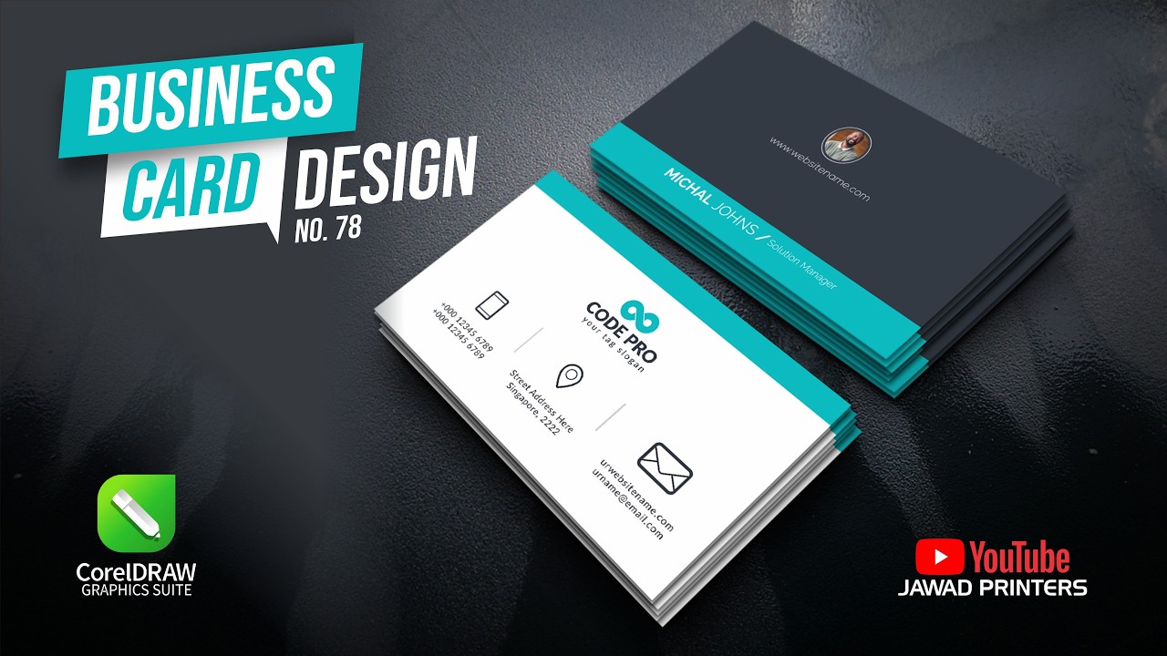 Don't Miss This 7 Minute CorelDRAW Challenge to Create a Stunning Business Card