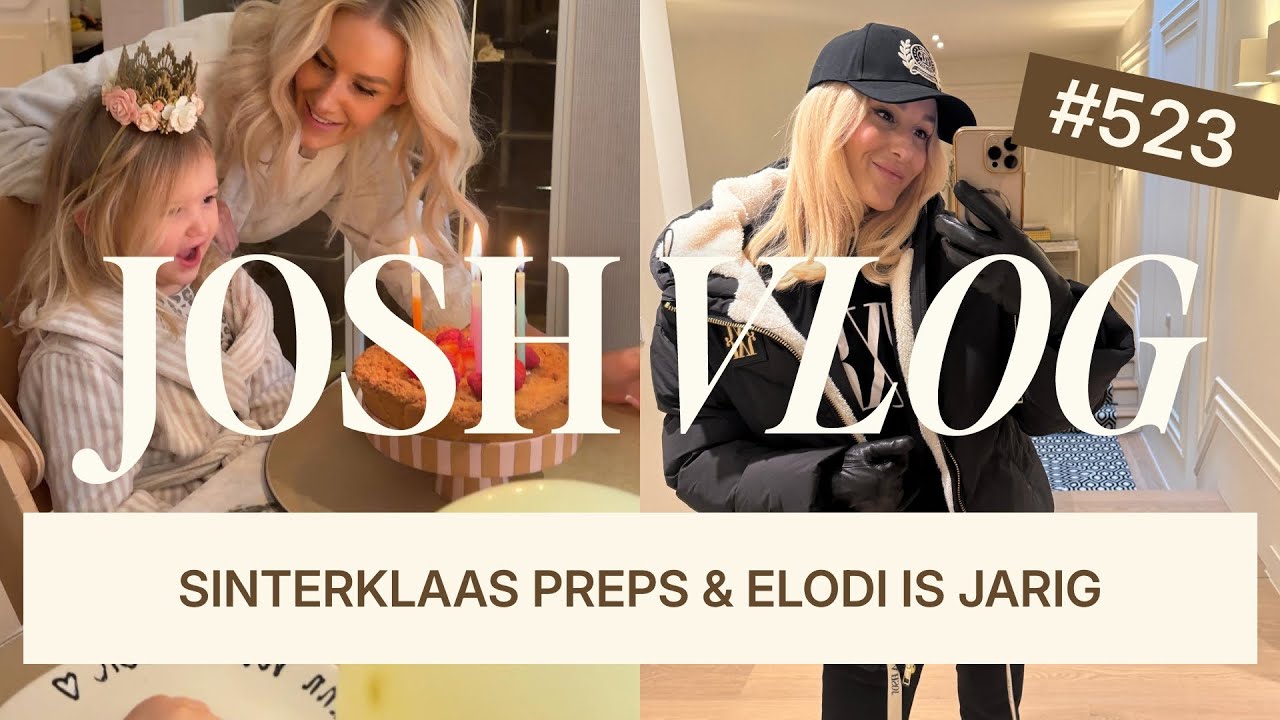 ELODI ZIEK OP HAAR 4E VERJAARDAG & DE JOSH V SALE IS GESTART | JOSHVLOG #523
