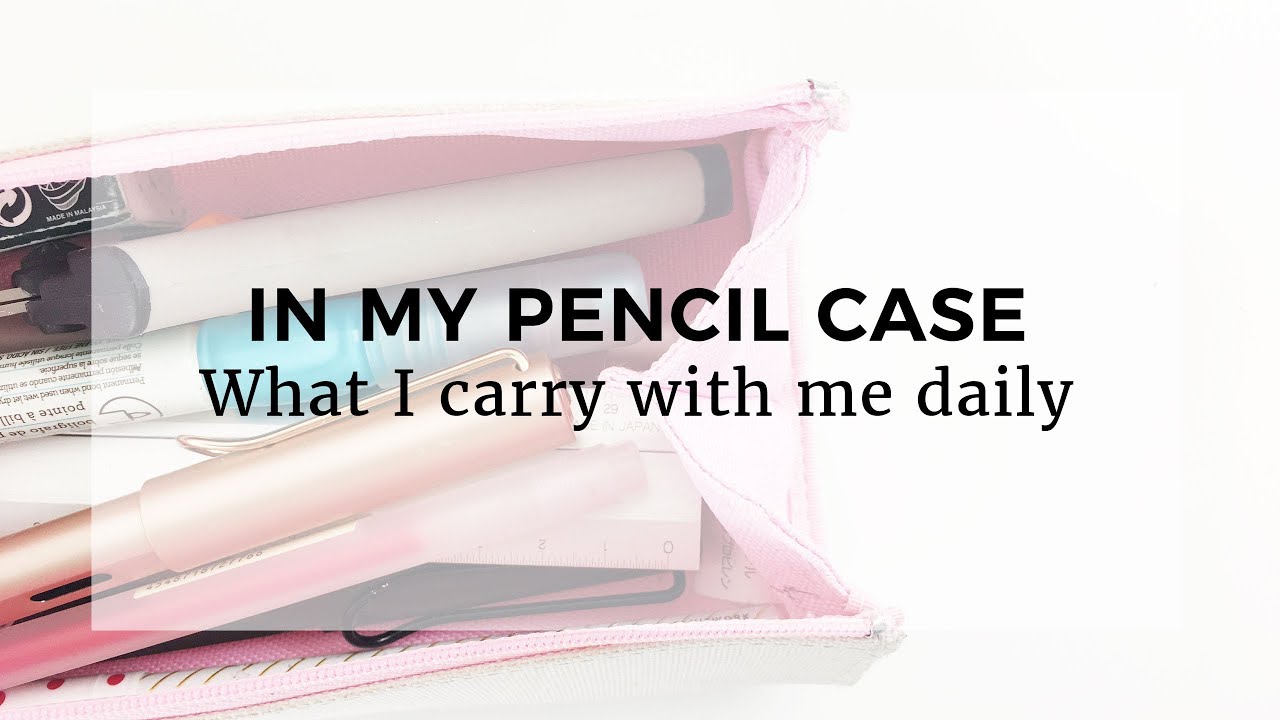 WHAT'S IN MY PENCIL CASE || Show and tell