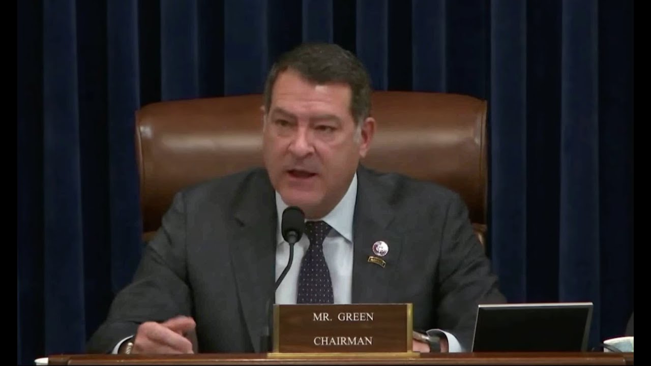 Rep. Green Gives His Opening Statement During the Homeland Security Committee on Border Security