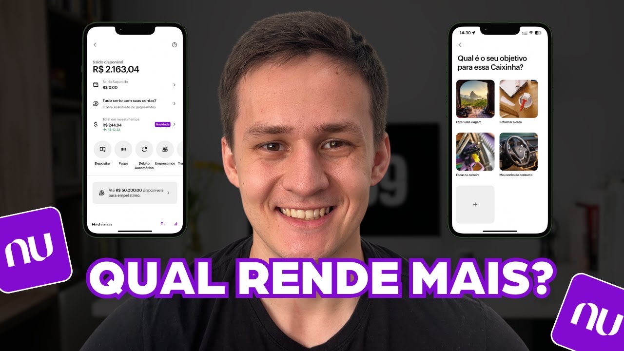 NUCONTA X CAIXINHAS DO NUBANK | Qual rende mais?