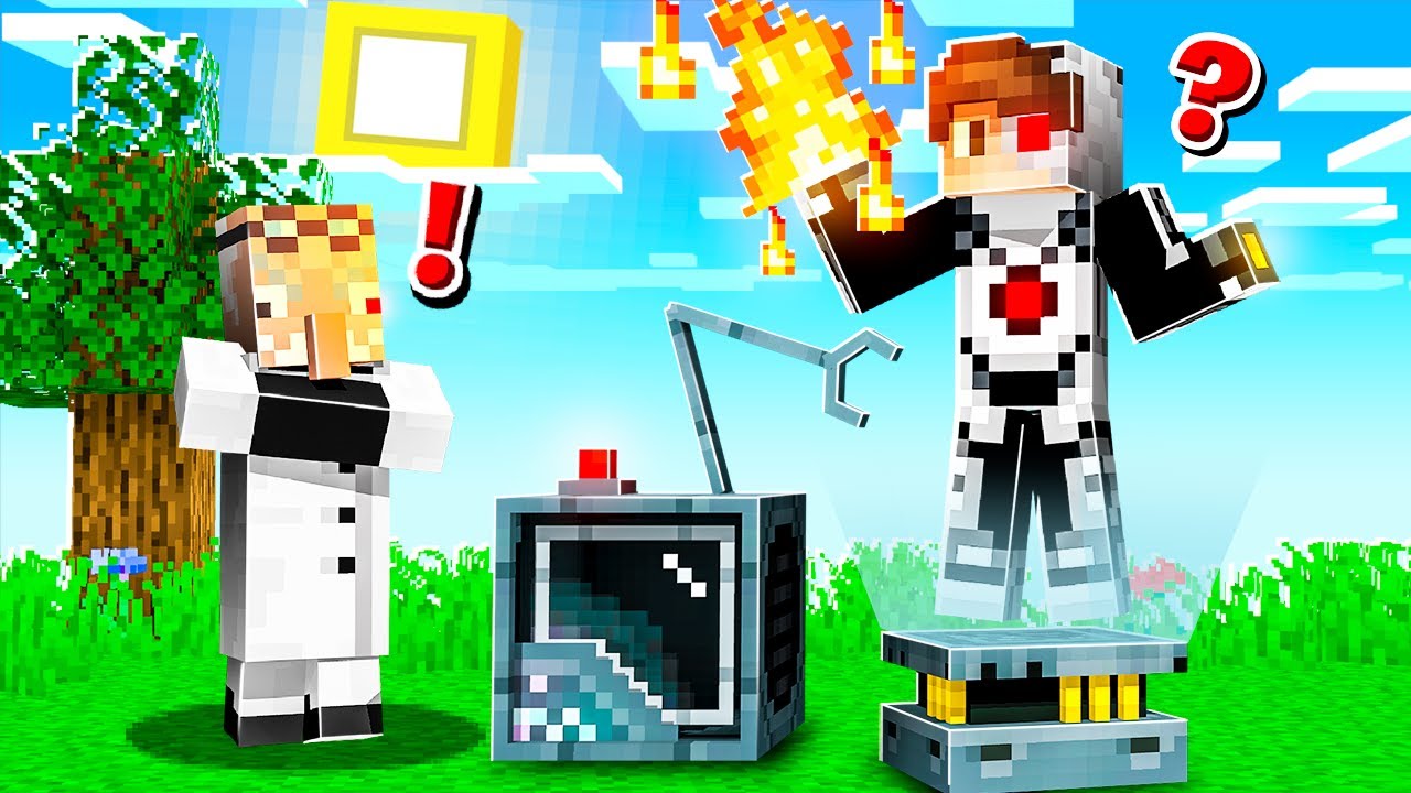 PLAYING as ROBOT CYBORG in Sky Factory!