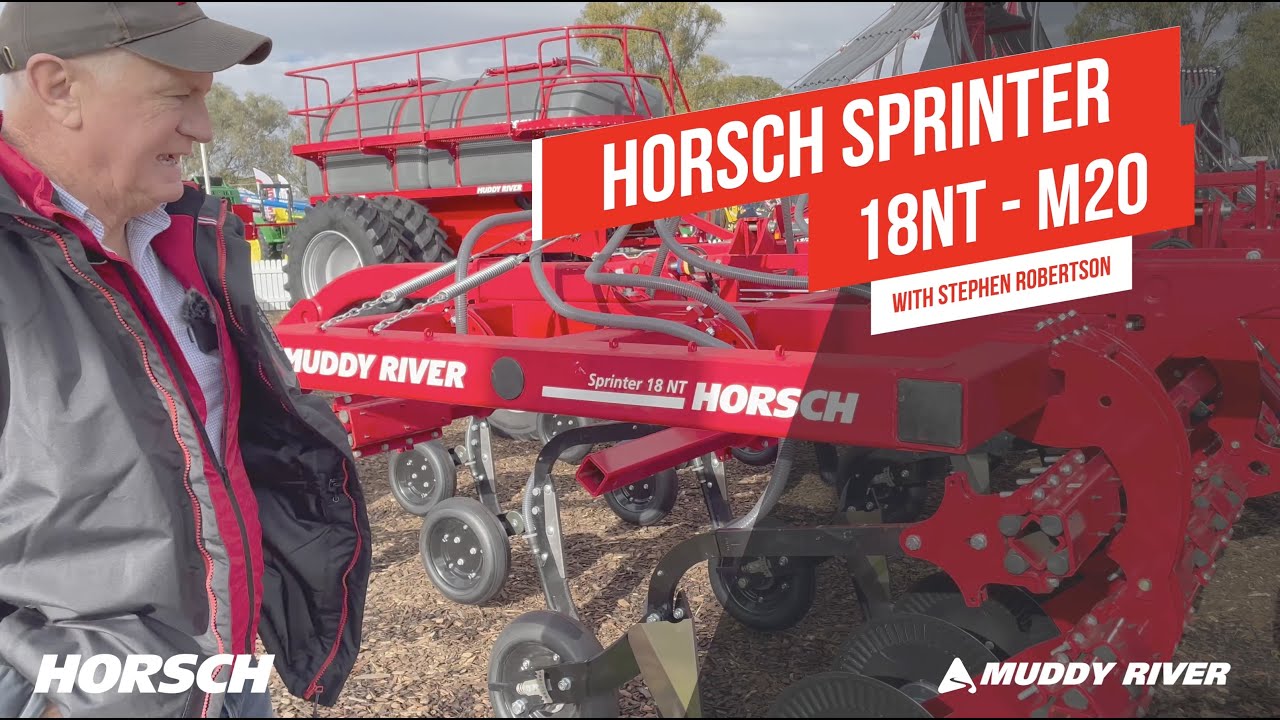 Horsch Sprinter 18NT — прогулка со Стивом Робертоном