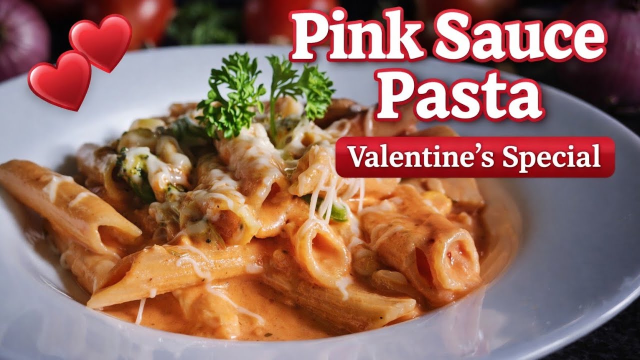 Restaurant-Style Creamy PINK SAUCE PASTA  रेस्टोरेंट जैसी पिंक सॉस पास्ता