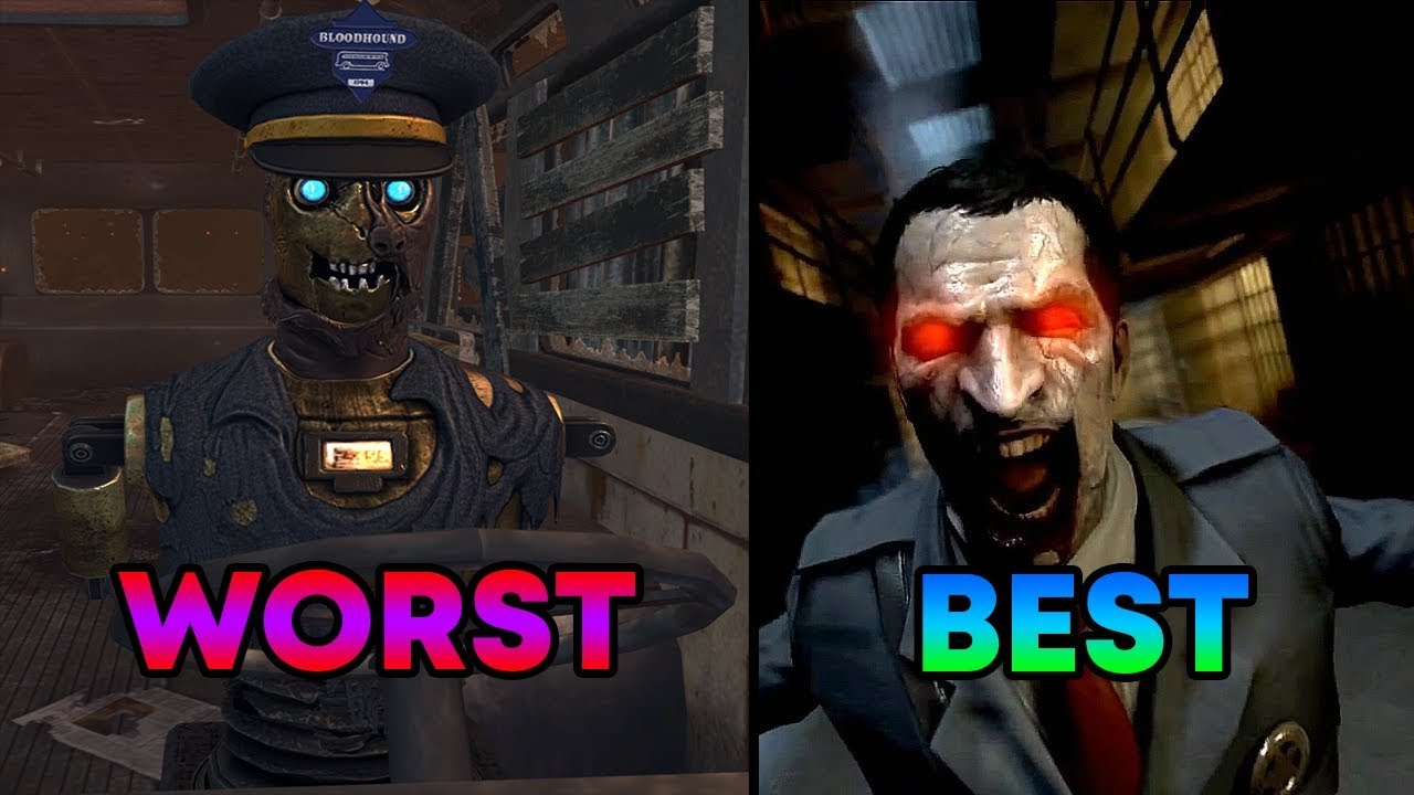 ВСЕ КАРТЫ BO2 ЗОМБИ ОТСОРЕНЫ ОТ ХУДШЕЙ К ЛУЧШЕЙ! - Call of Duty Zombies