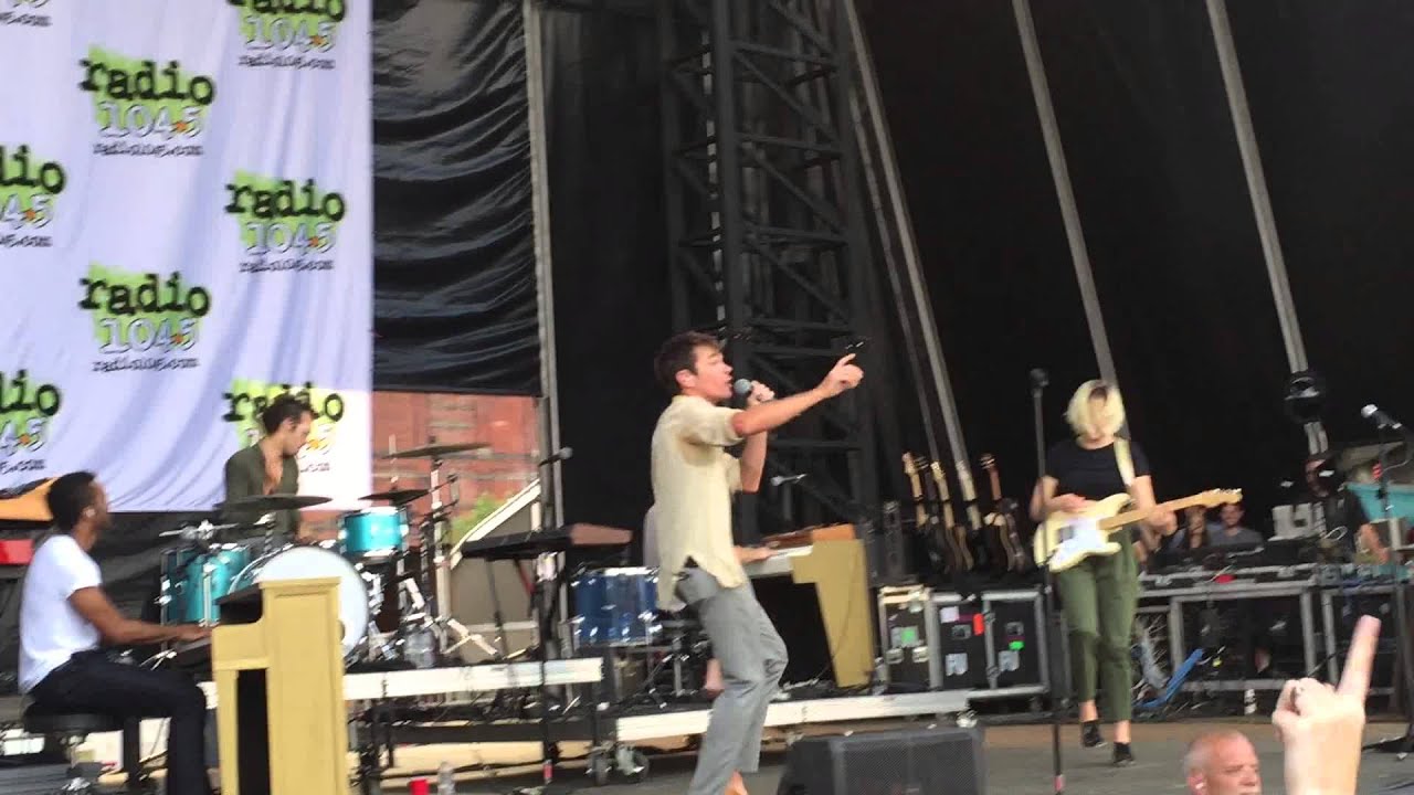 Nate Ruess Nothing Without Love LIVE at 104.5 Block Party