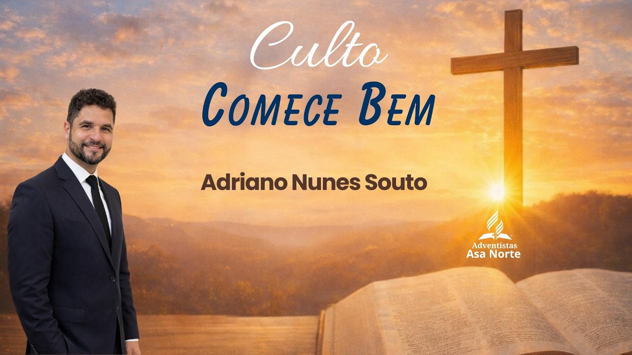 JESUS. A NOSSA ESPERANÇA. | Adriano Nunes Souto  | Culto Comece Bem | 01/03/2026 | 19h