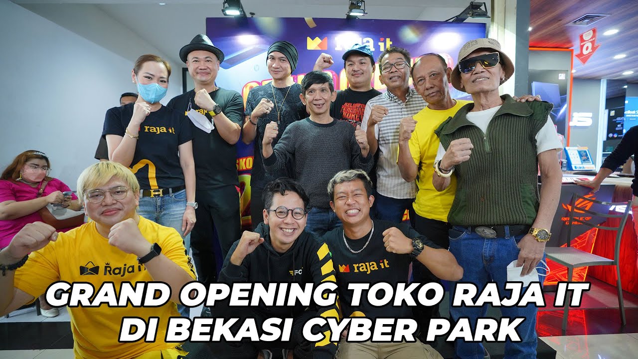 BERTABUR BINTANG! INTIP SERUNYA GRAND OPENING TOKO RAJA IT DI BEKASI
