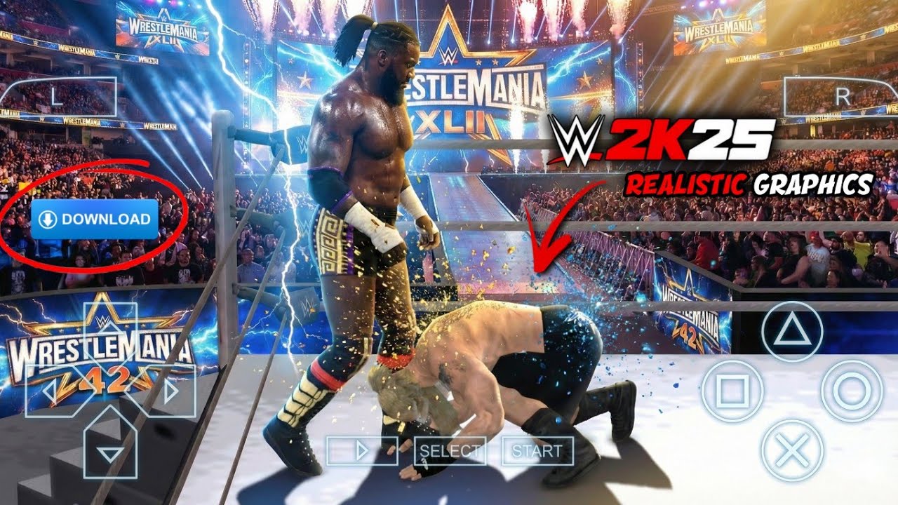 FINALLY! WWE 2K25 For Android - Ultra High Graphics Gameplay! 🔥