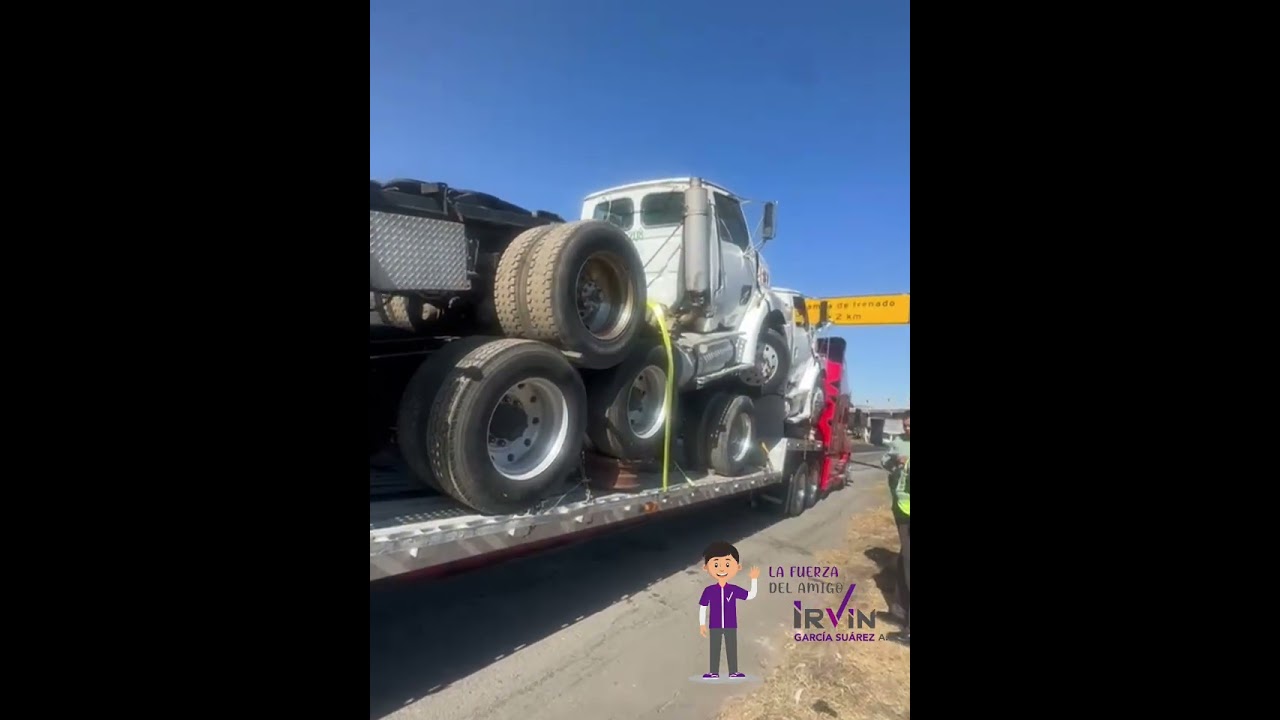 #transportista 🚛 el #AmigoIrvin te #ayuda en este tipo de percances de la Guardia Nacional ❗️
