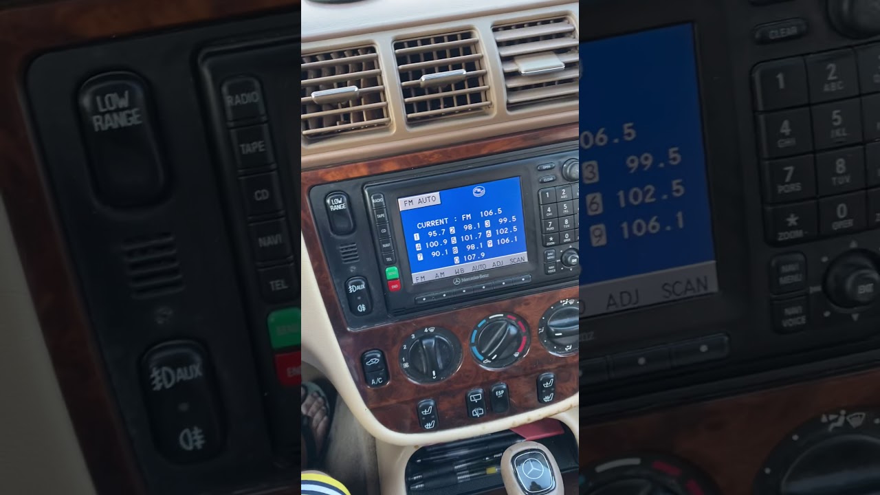 ML 320 Mercedes year 2000 radio fix with code