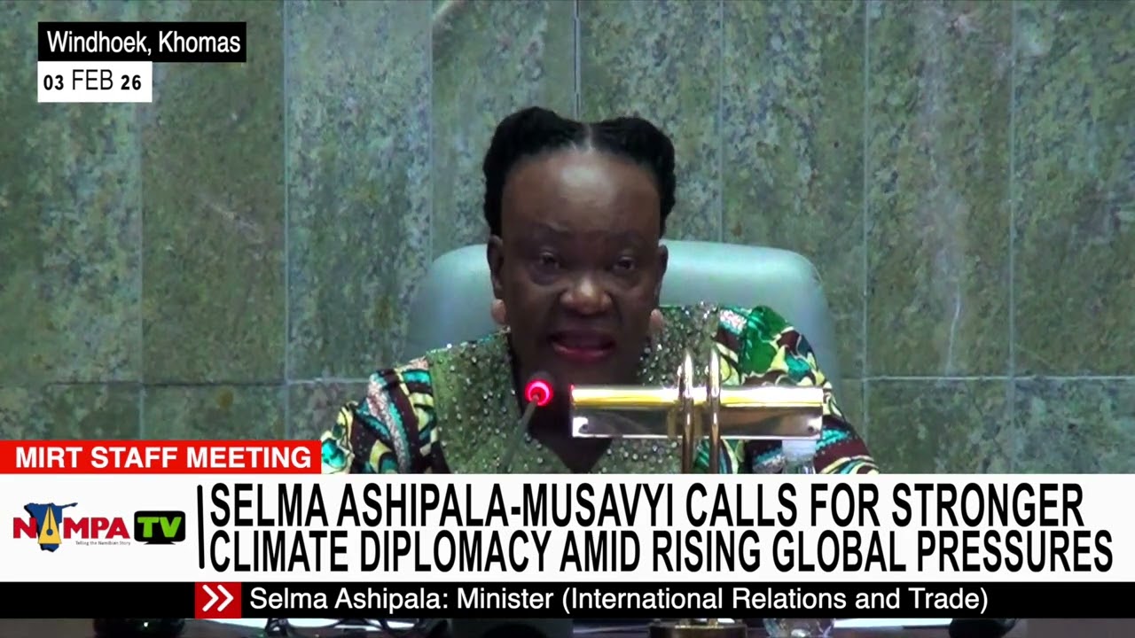 Selma Ashipala-Musavyi calls for stronger climate diplomacy amid rising global pressures