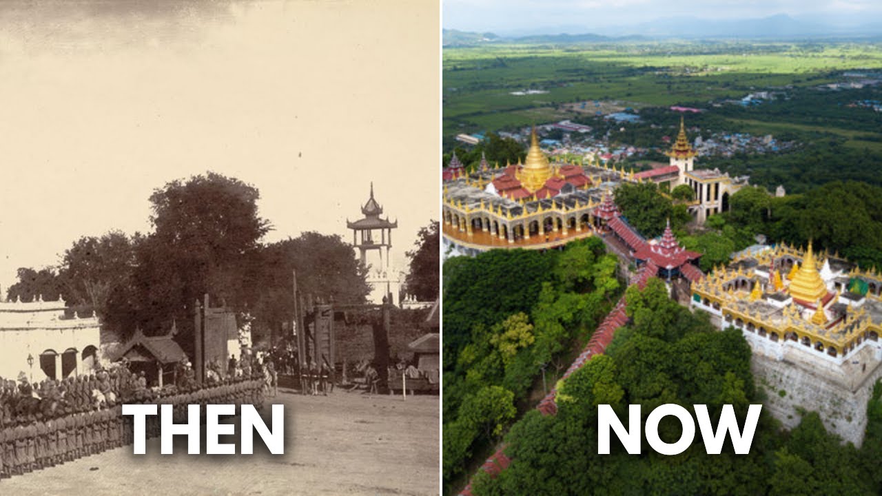 Myanmar Cities Then and Now