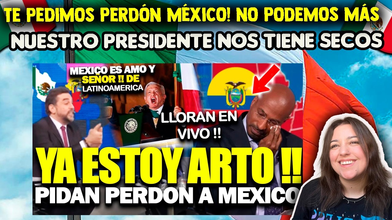 PRENSA ECUATORIANA SUPLICA EL PERDÓN A MÉXICO, NO PODEMOS HACERNOS CARGO DE LAS MALAS DECISIONES DE