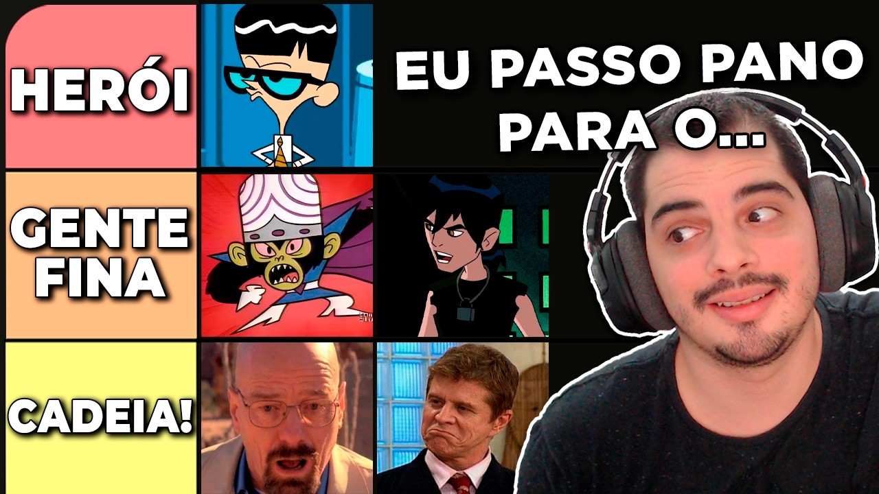 VILÕES QUE NÃO ERAM TÃO MAUS ASSIM - TIER LIST DE VILÕES