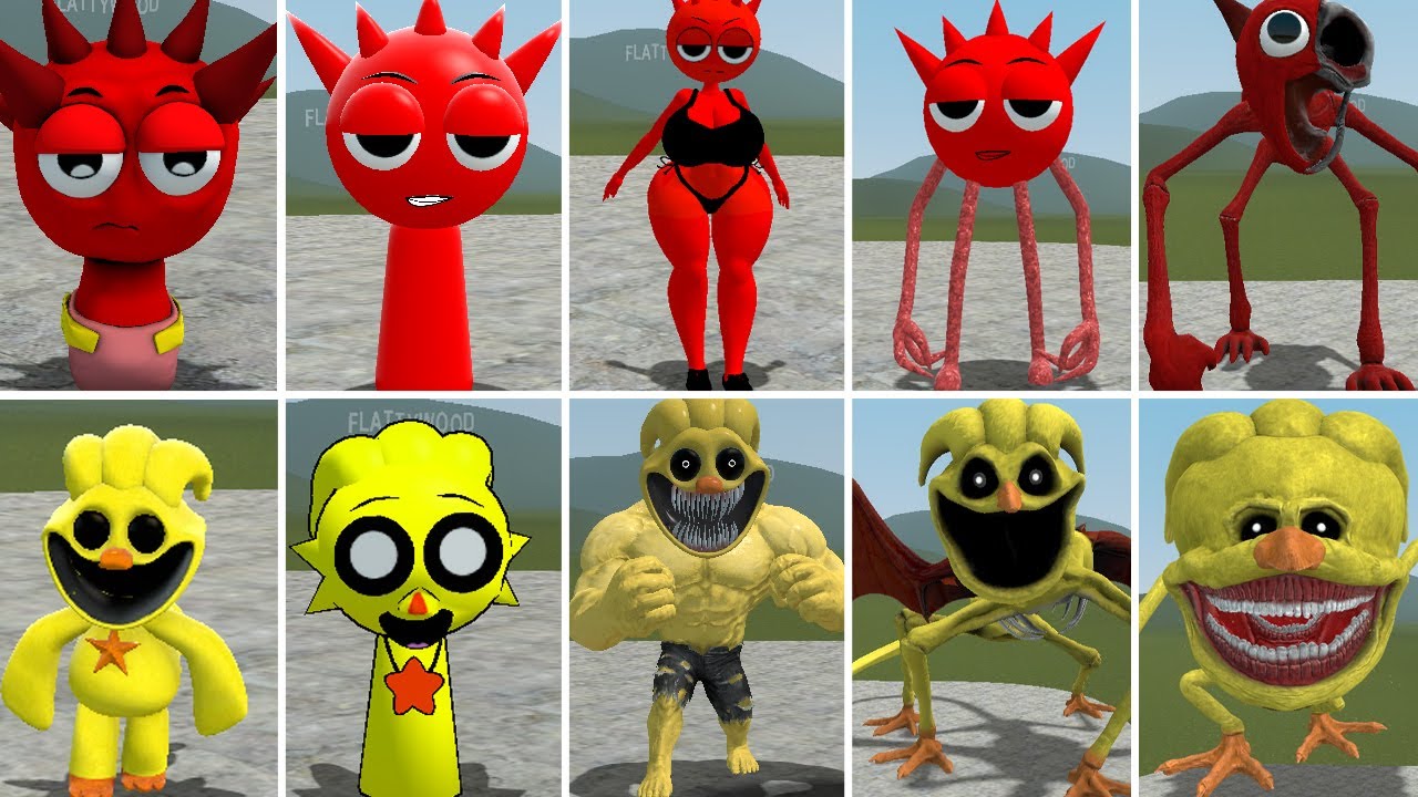 NEW EVOLUTION OF ALL RADDY HORROR MECHATITAN VS ALL NEW POPPY CHICKEN GODZILLA FAMILY ? in Garrysmod