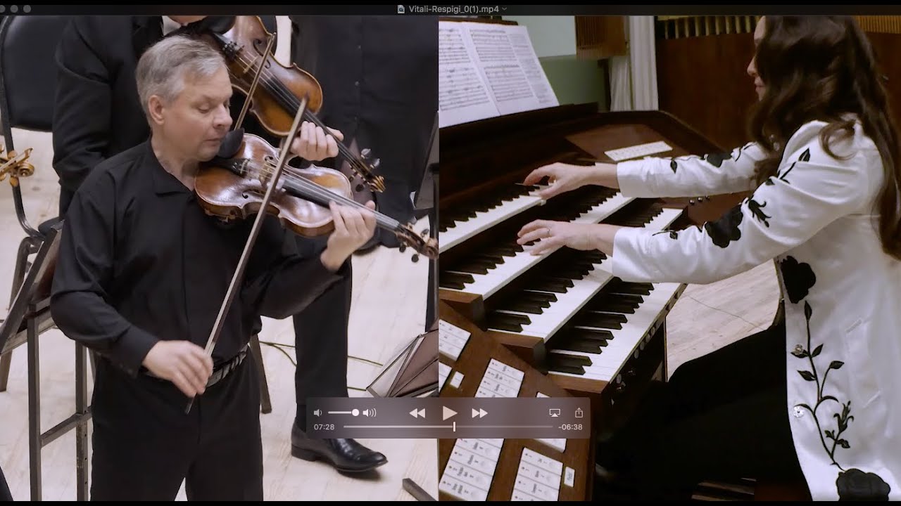 T.A.Vitali-F.David-O.Respighi Ciaccona for violin, strings & organ/Podov/Romeyko/BelSCO/Bushkov