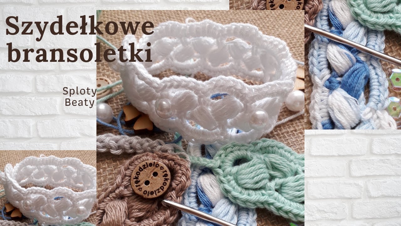 Jak zrobić bransoletkę na szydełku #szydełkowabizuteria #crochetbracelet #bransoletkazwloczki