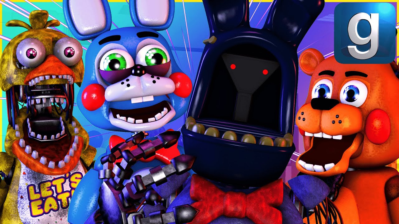 Gmod FNAF | Withered Bonnie The Toilet!