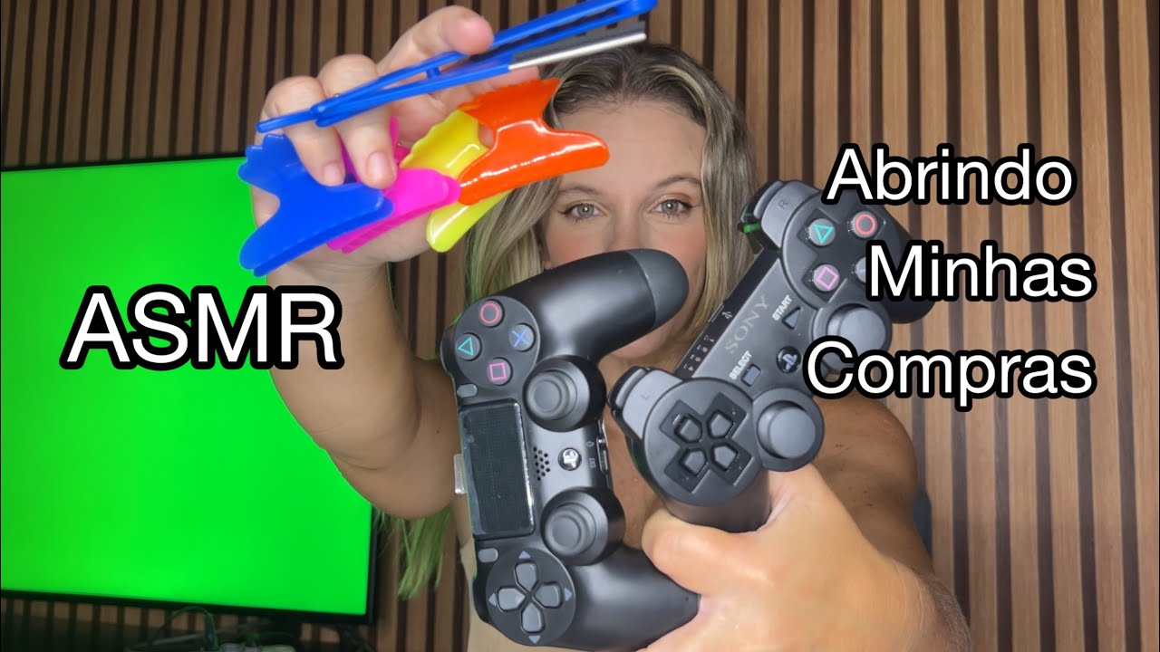 ASMR abrindo embalagens, mostrando tudo que comprei . Sons scratching, tapping, soft spoken.