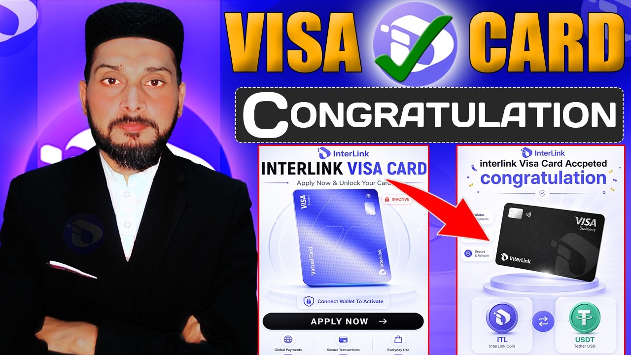 How to Connect Visa Card In Interlink Network? ✅ Visa Card Update | Last Step Before Verification!