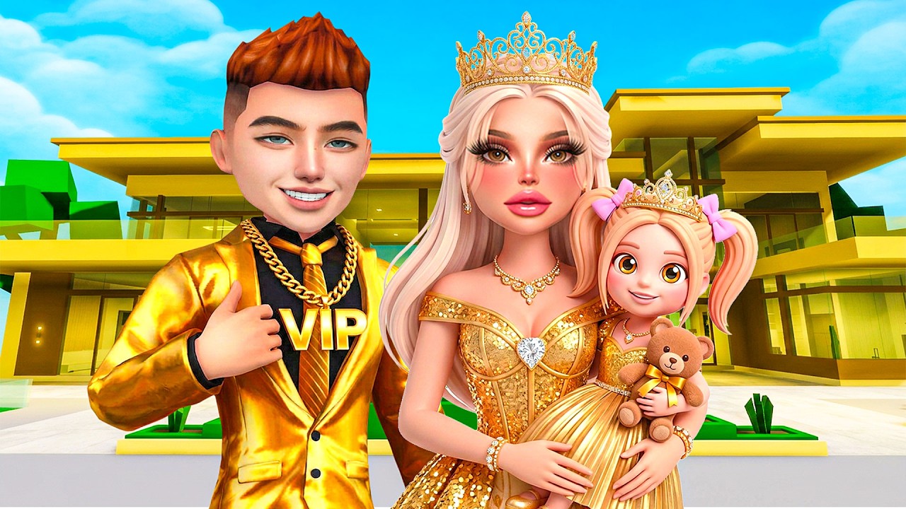 Zostaliśmy REALISTYCZNĄ RODZINĄ VIP na BROOKHAVEN w Roblox!