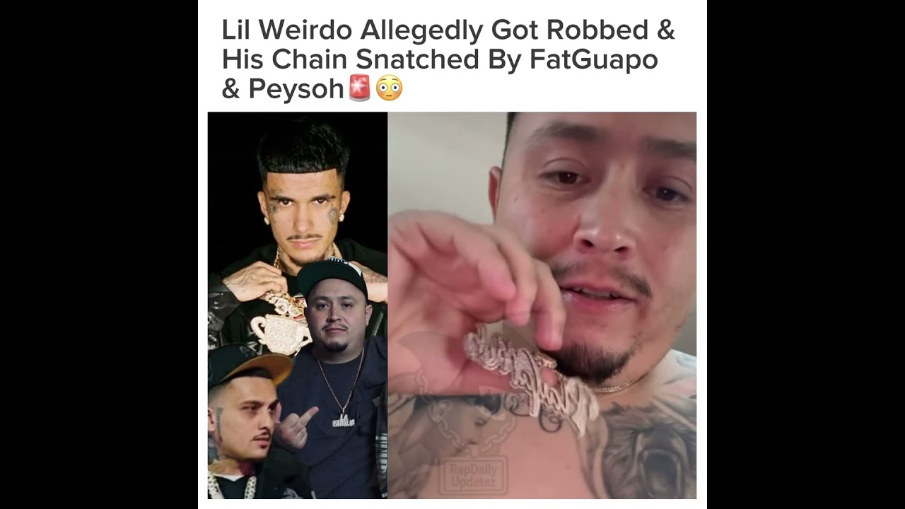 #peysoh & #fatguapo snatched #lilweirdo chain 😳🚨 #news #rap #fyp #viral #shorts #trending