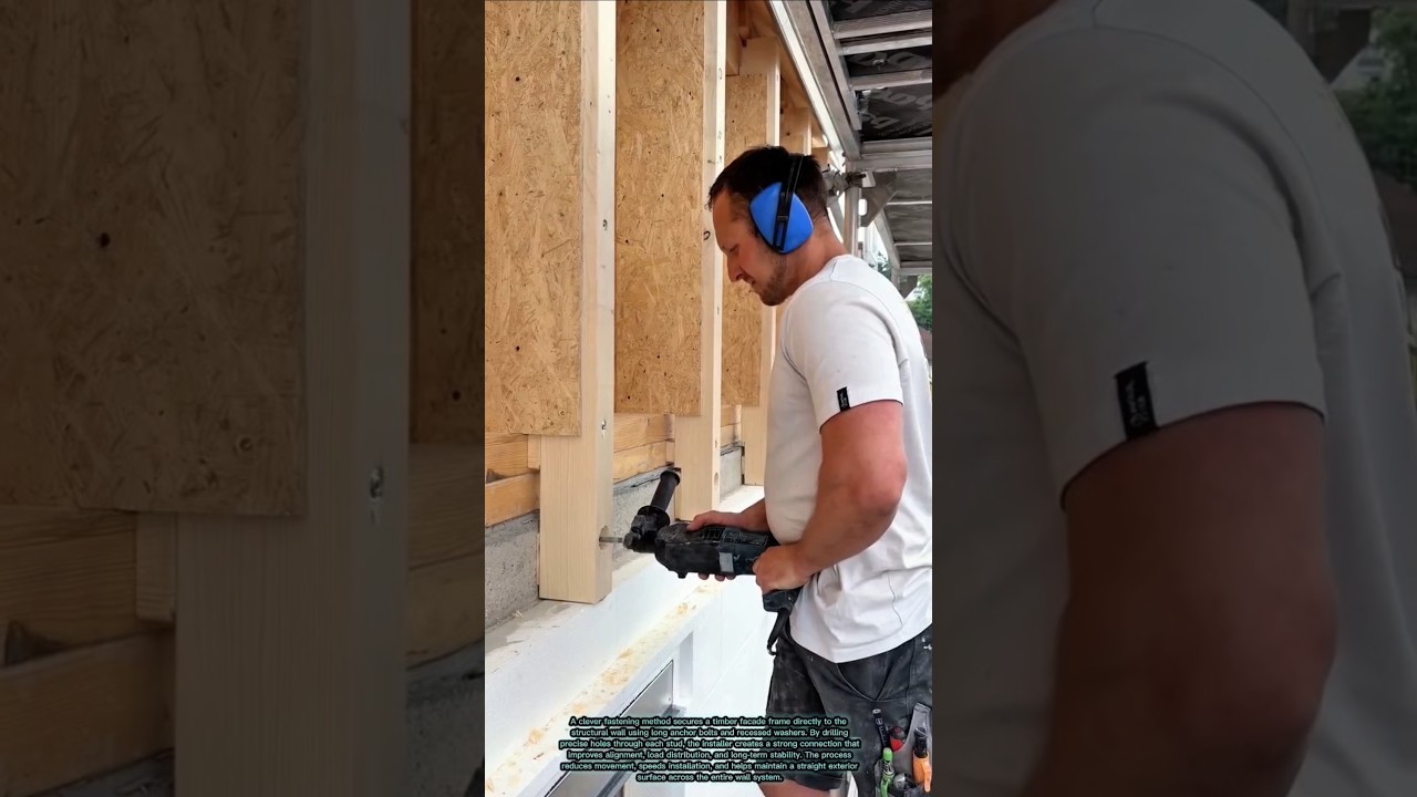 He Drilled Through the Studs... Then Locked the Entire Wall in Place!