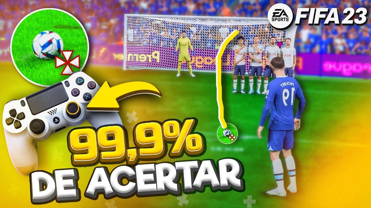 Descubra as 3 melhores formas de cobrar faltas no fifa 23