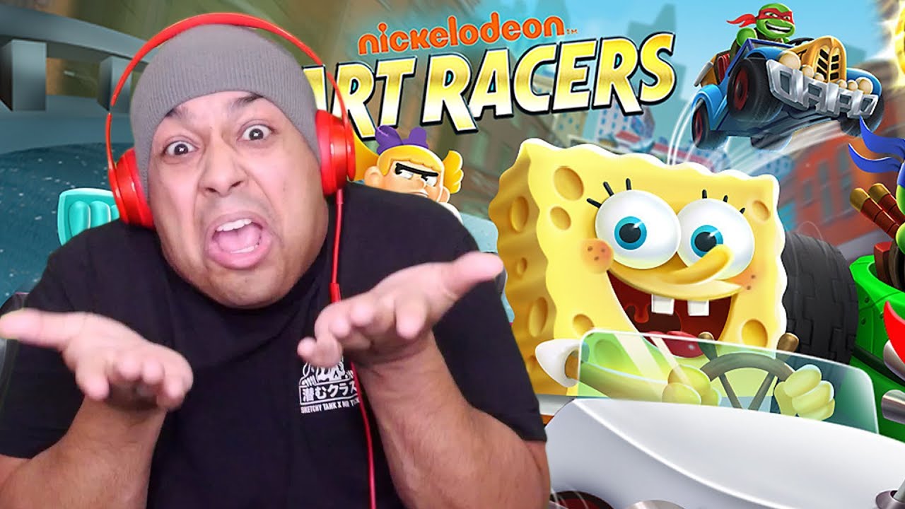 THIS MORE FUN THAN MARIO KART!? [NICKELODEON KART RACERS]
