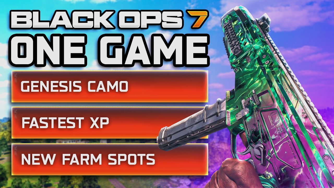 UNLOCK GENESIS CAMO IN ONE GAME (New Fast XP & Camo Method) - Black Ops 7 Season 1 Reloaded