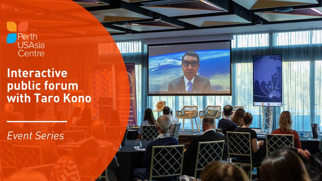Interactive public forum with Taro Kono