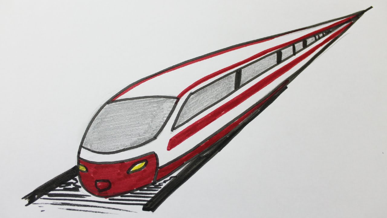 Comment dessiner un train