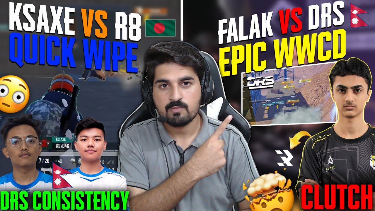 i8FALAK ONE MAN ARMY - UNEXPECTED SOLO WWCD | DRS🇳🇵vs KSAXE🇧🇩 | PMSL CSA HIGHLIGHTS