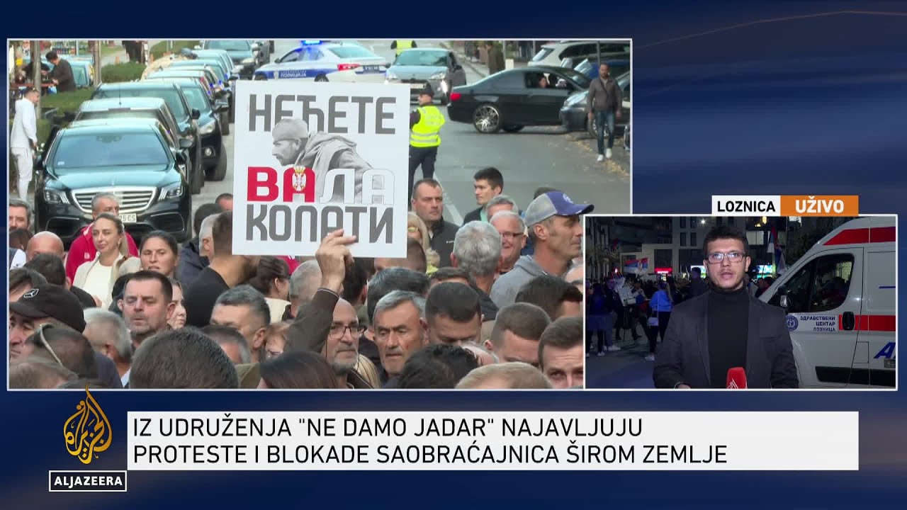 Protest u Loznici protiv iskopavanja litija: 'Ne smijemo dozvoliti da izglasaju taj sramni plan'