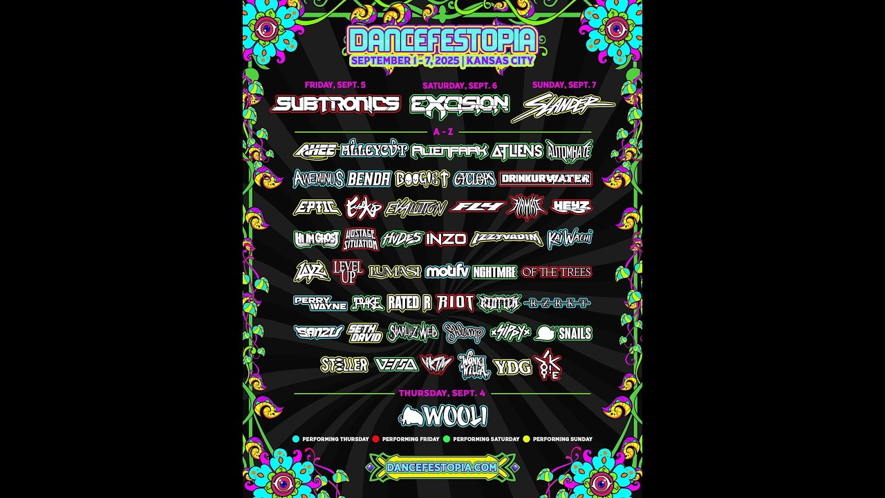 Eptic/ Boogie T @ Dancefestopia, Kansas 9.7.25 