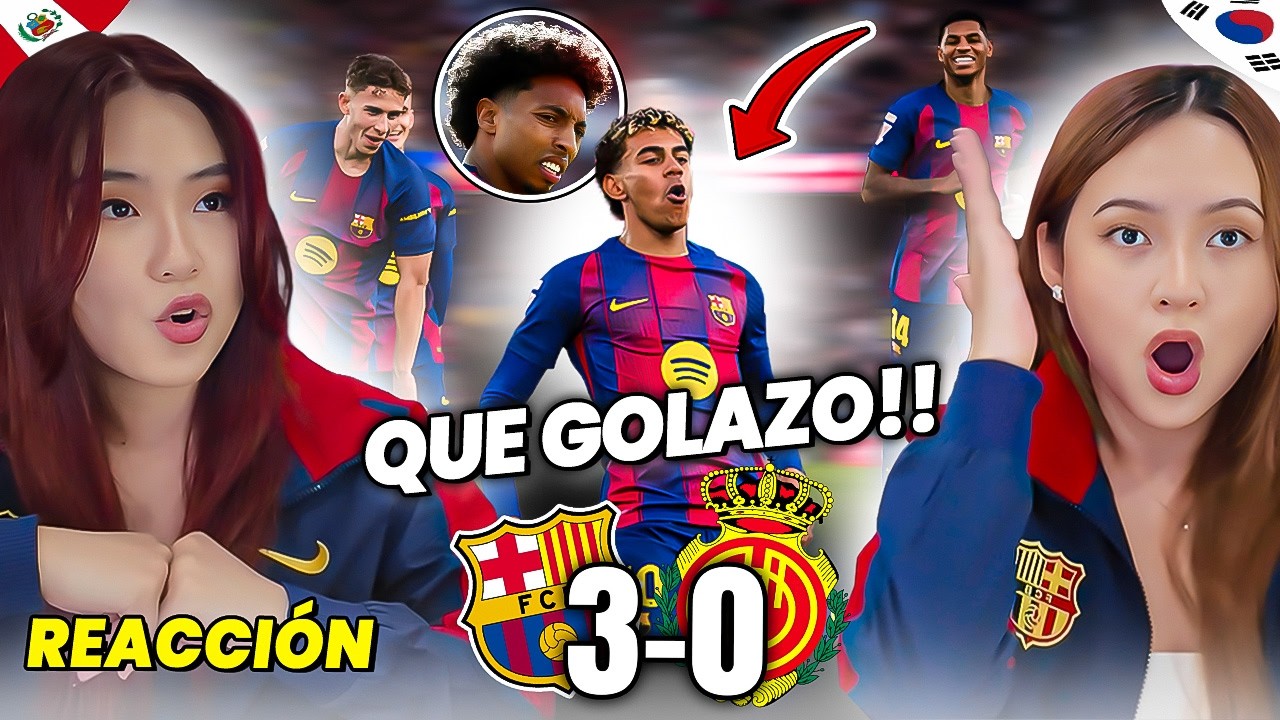 BARCELONA 3 VS 1 MALLORCA REACCIÓN DE FANS CULÉS | LA LIGA *PUNTEROS EN LA TABLA