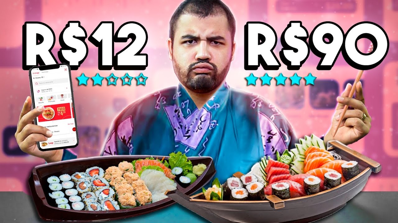 PEDI O JAPONÊS MAIS CARO E O MAIS BARATO DO APLICATIVO - QUAL É O MELHOR?
