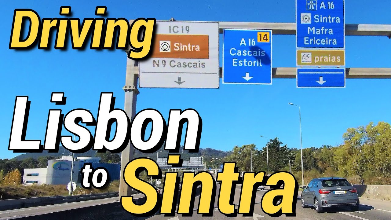 Driving from Lisbon to Sintra via IC19 - Portugal [4K]