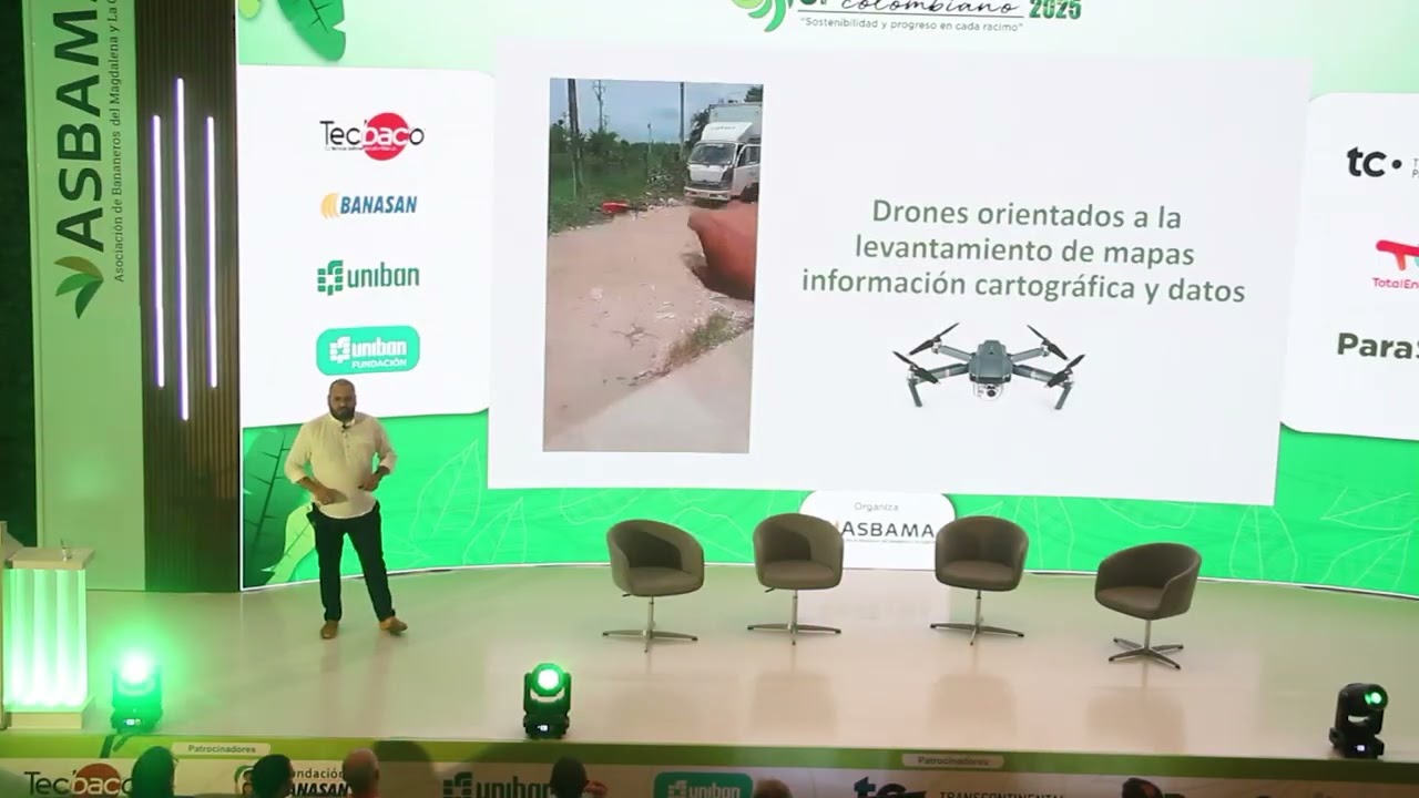 Uso de dron para el control de Sigatoka Negra en el cultivo del banano |  Germán Maldonado Archila