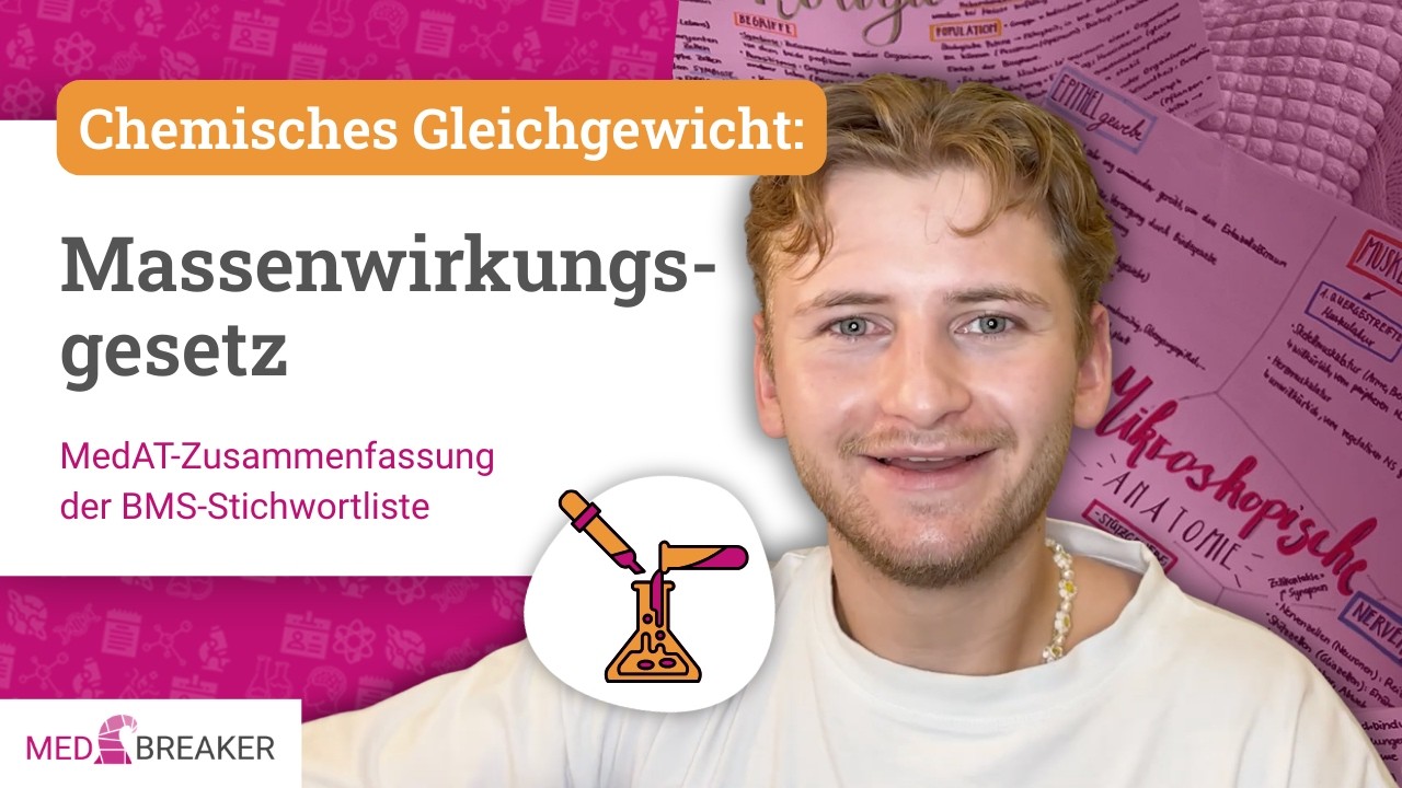 Massenwirkungsgesetz &ndash; Chemisches Gleichgewicht | MedAT-Zusammenfassung der BMS-Stichwortliste