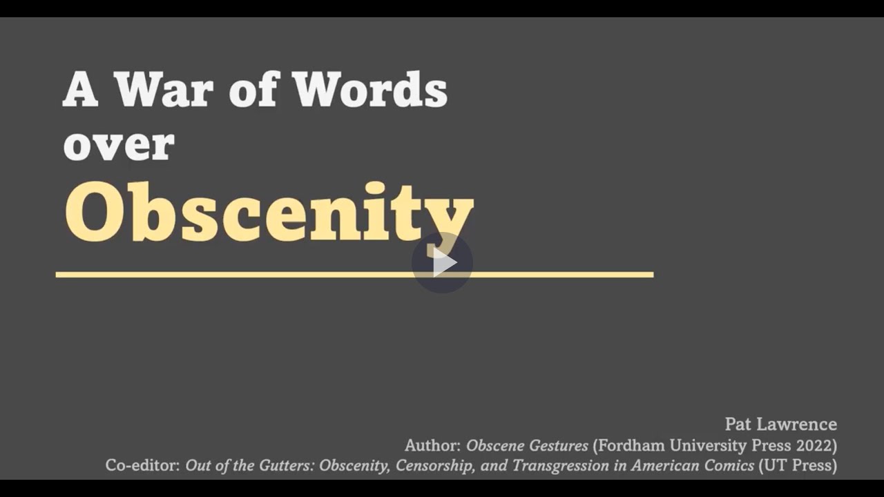 What Does Obscenity Mean?