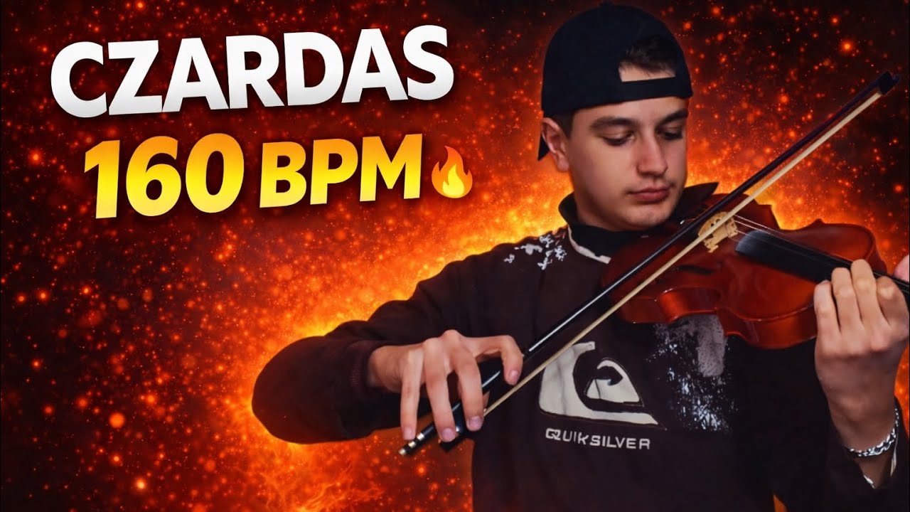 The complete piece Csàrdàs_V. Monti | (160 BPM Fast Part) 🔥      High double stop 💥