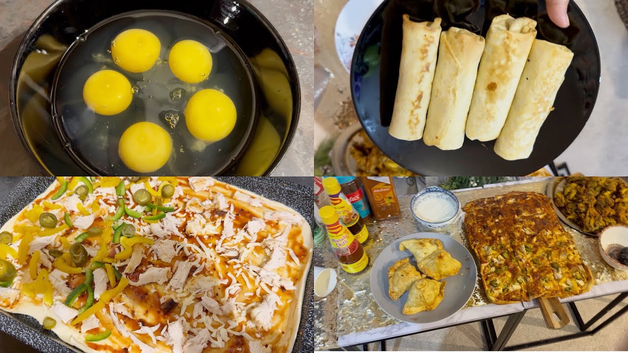 Desi Iftar Vlog | Roll Samosa Pizza | Ramadan Evening Routine Day 2