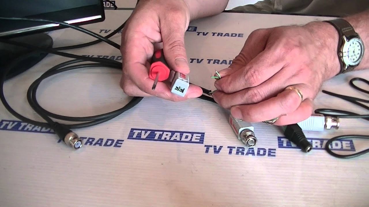 Cat5 to BNC CCTV Video Balun