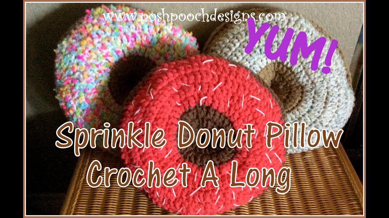 Sprinkle Donut Pillow Crochet A Long - The Supplies