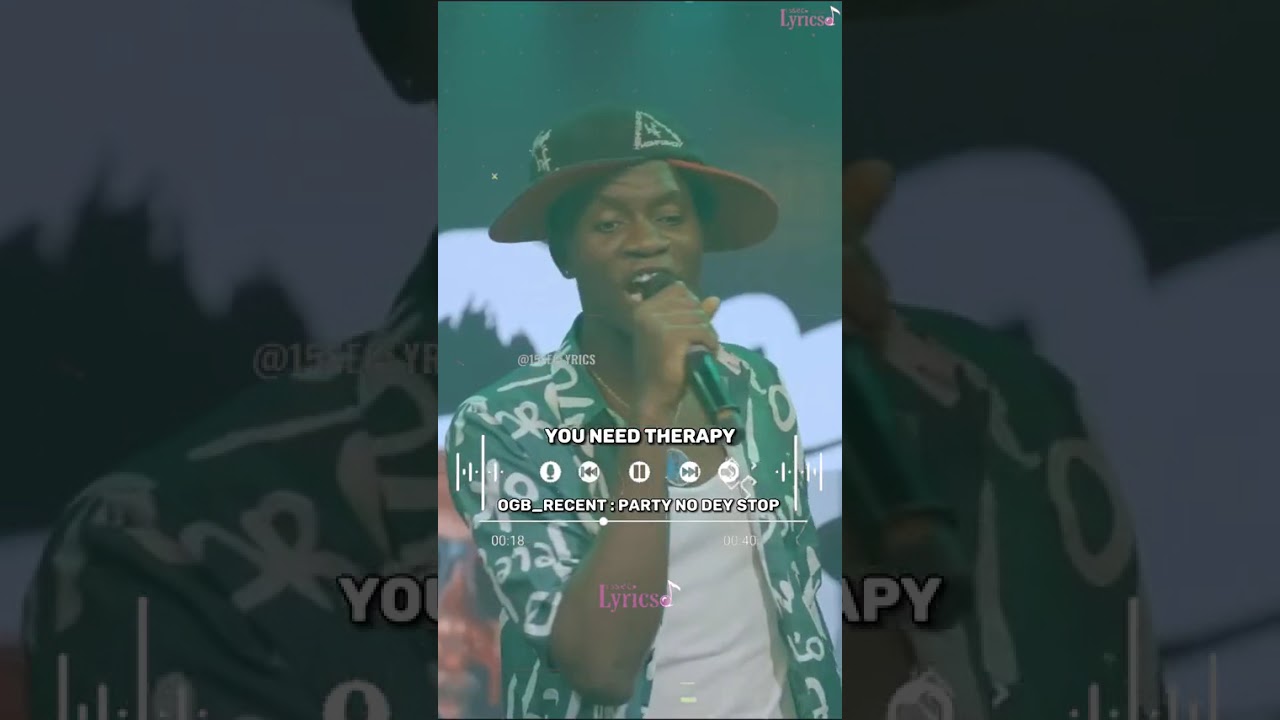 O.G.B. perform (party no dey stop by Adekunle Gold and Zinoleesky