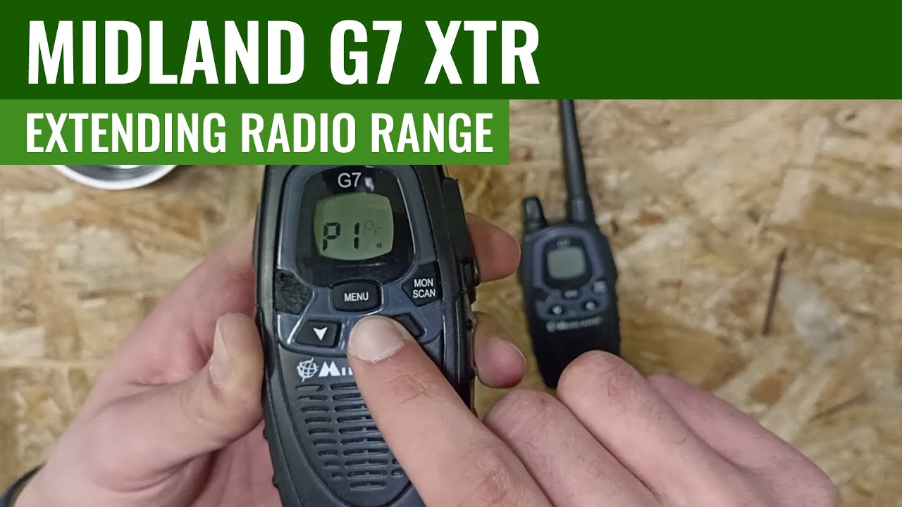 Midland G7 XTR: Disassembly and power modifications for extra range [jumpers cut]
